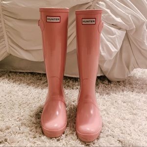 Pink Hunter Boots